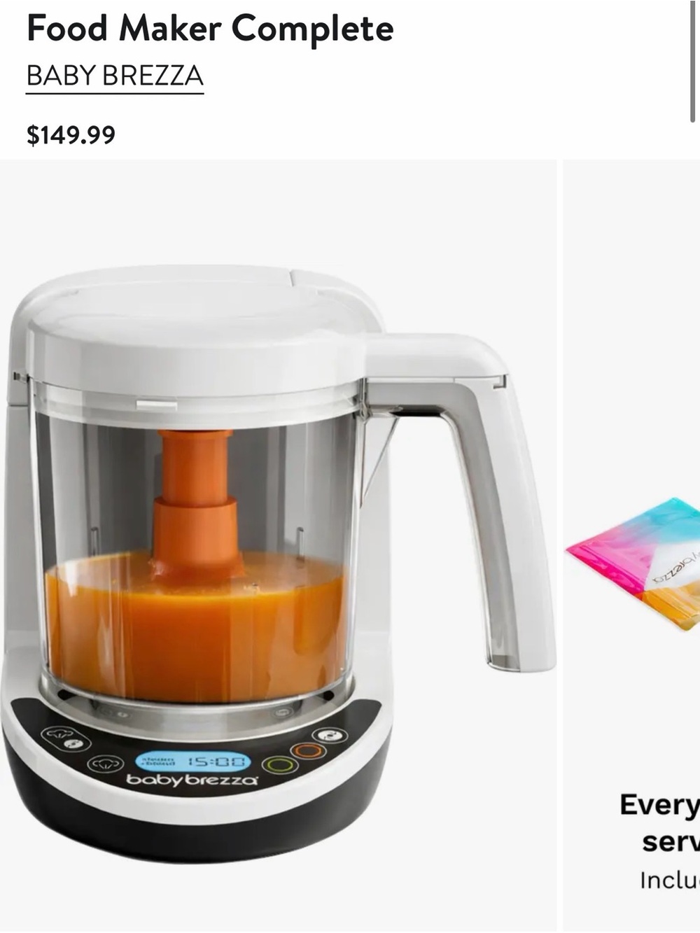 Baby Brezza Food Maker One Step